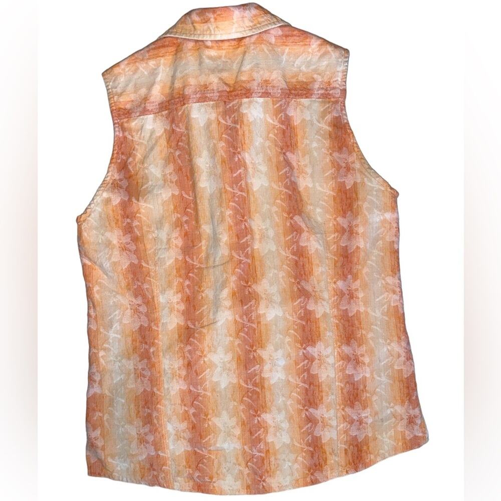 Woolrich Peach Fuzz Woven Textured Button Front S… - image 2